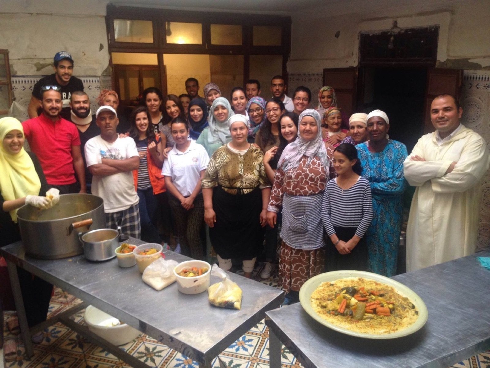 The kitchens of Dar Sadaqa, Marrakech