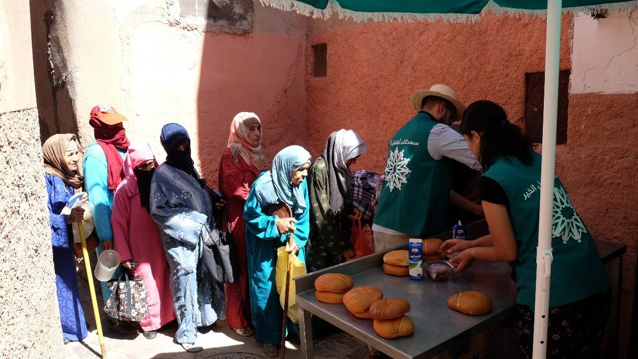 Association caritative marocaine basée à Marrakech, active depuis 2009 aux côtés des familles défavorisées.